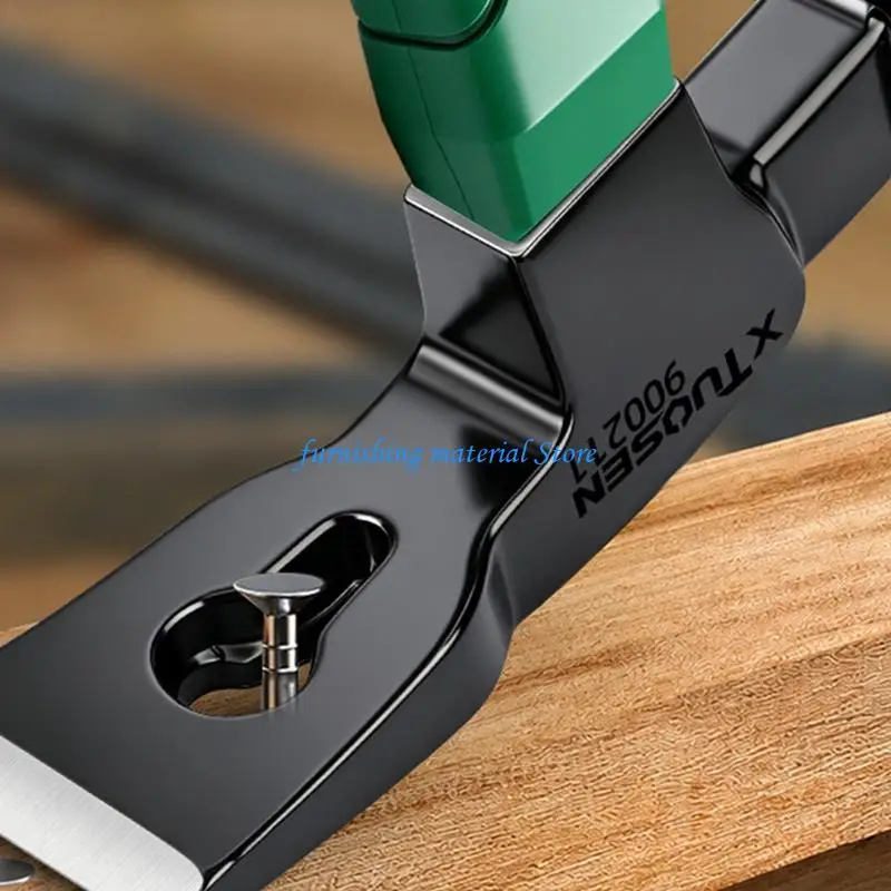 Y5GD Manual Woodworking Tool with Adze Blade, Steel Head, and Textured Grip for Pulling Nails and Shaping Trim Work