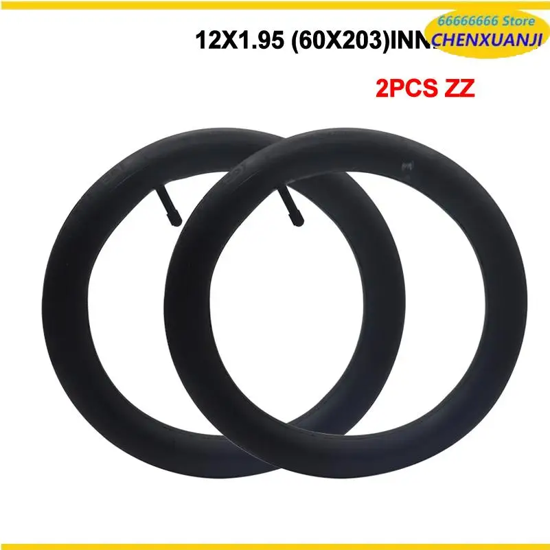 Butyl 12x1.95 (60x203) inner tube for old self-propelled, electric bicycle tire inner tube