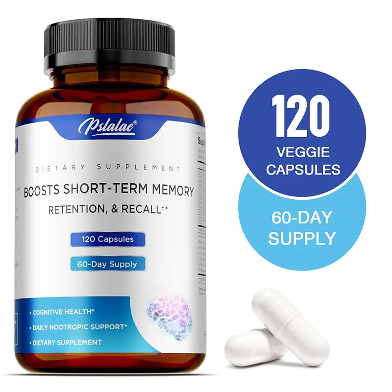 Brain Supplement - Relieve Stress, Positive Mood, Support Brain Health, Improve Cognitive Function, and Memory, Increase IQ