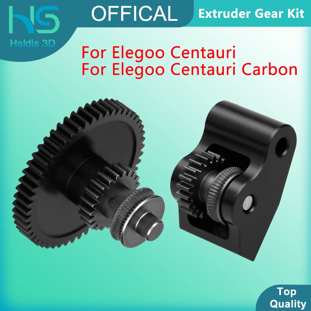

Комплект шестерен экструдера для Elegoo Centauri, карбоновый, износостойкий, высокая производительность, материал SKD11, шестерня для деталей 3D-принтера Centauri