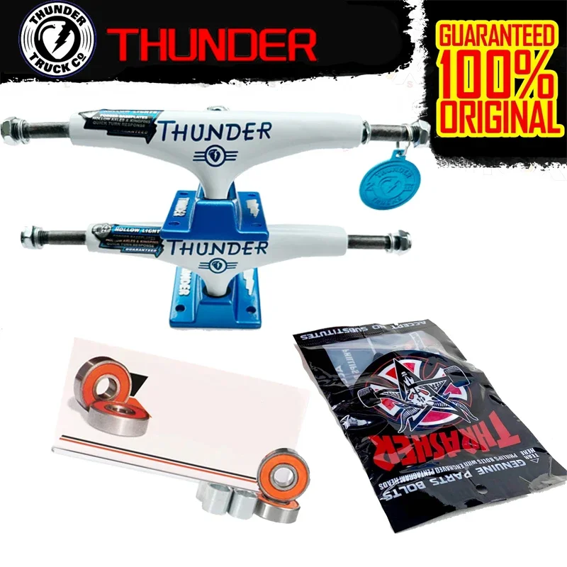 forged 5.25inch thunder VENTURE skateboard trucks LM good quality chrome steel bearings skateboards plus good screws