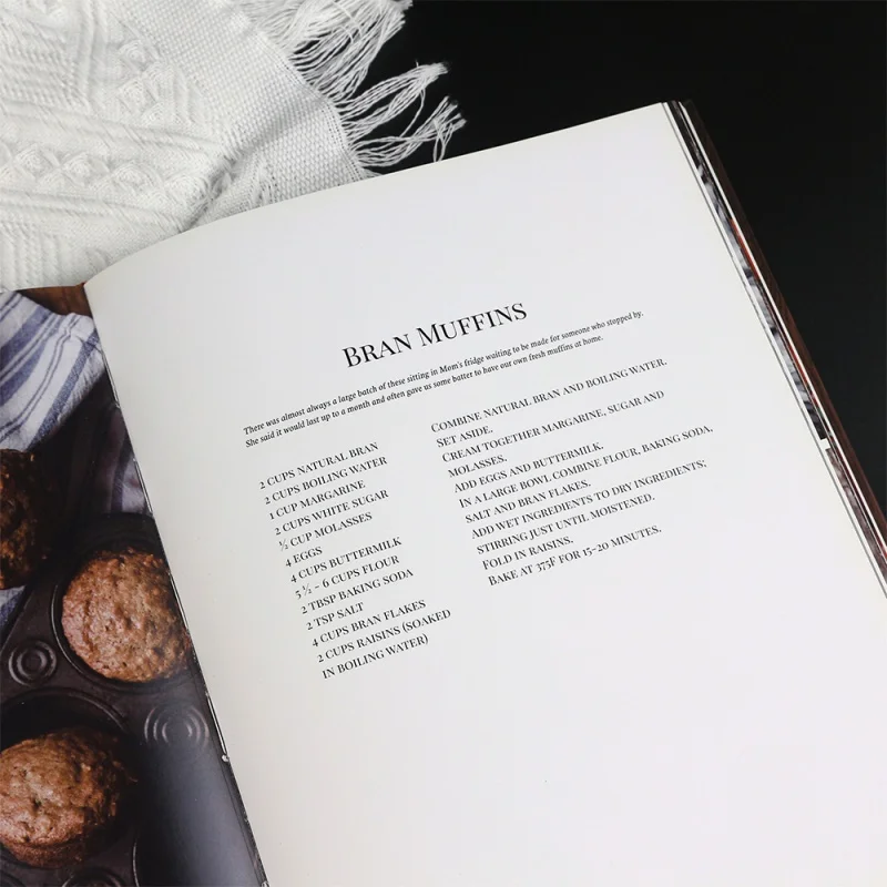 Custom Recipe Book Printing, capa dura personalizada, alta qualidade