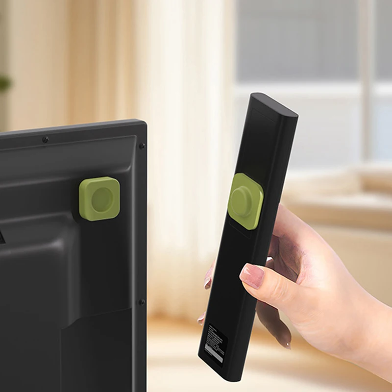 2PCS Magnetic Remote Control Holder Wall Mount Remote Control Storage Self No Punching Remote Control Bracket Home Magnetic Hook