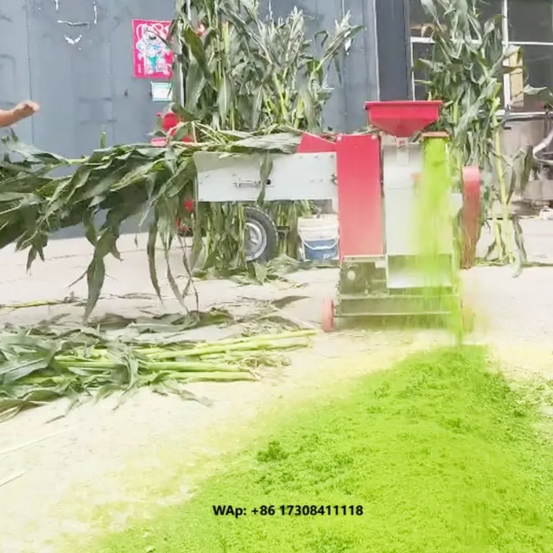 New Animal Feed Crusher Machine Corn Grain Grinder Silage Straw Chaff Cutter Grass Pulper for Animal Feed