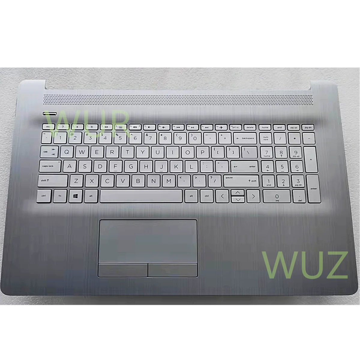 New Laptop Palmrest Top Case Keyboard For HP17-BY 17-CA   C Shell Silver  US L92784-001