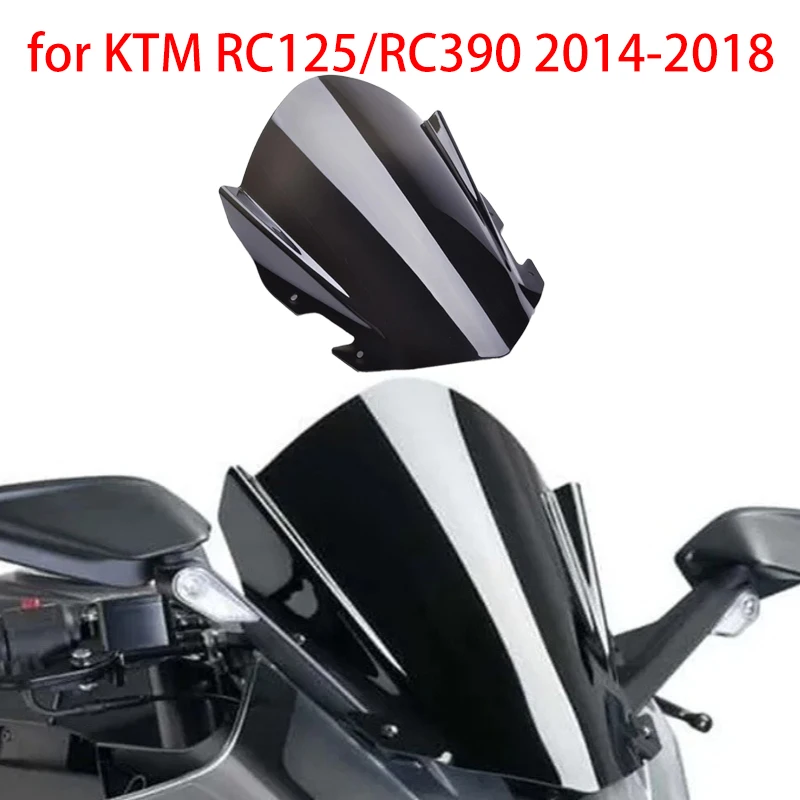 

Motorcycle accessories suitable for KTM RC125/RC390 2014-2018 modified special front windshield deflector windshield accessories