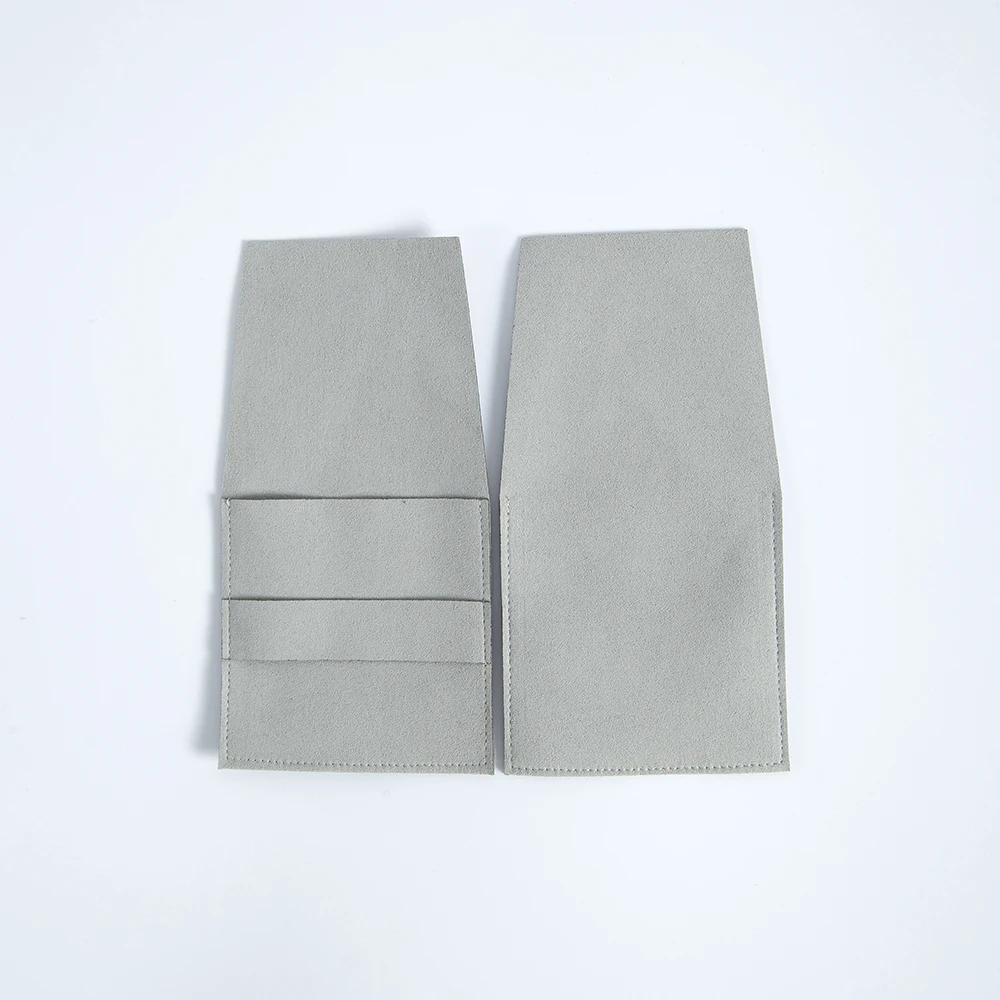 10 Stück 6,2 x 6,2 cm und 8 x 8 cm Mikrofaser-Streifenbeutel, Schmuck-Umschlagbeutel, Ringe, Ohr-Anhänger, Armband, Verpackung, Geschenk- und Aktentasche – Detail 7