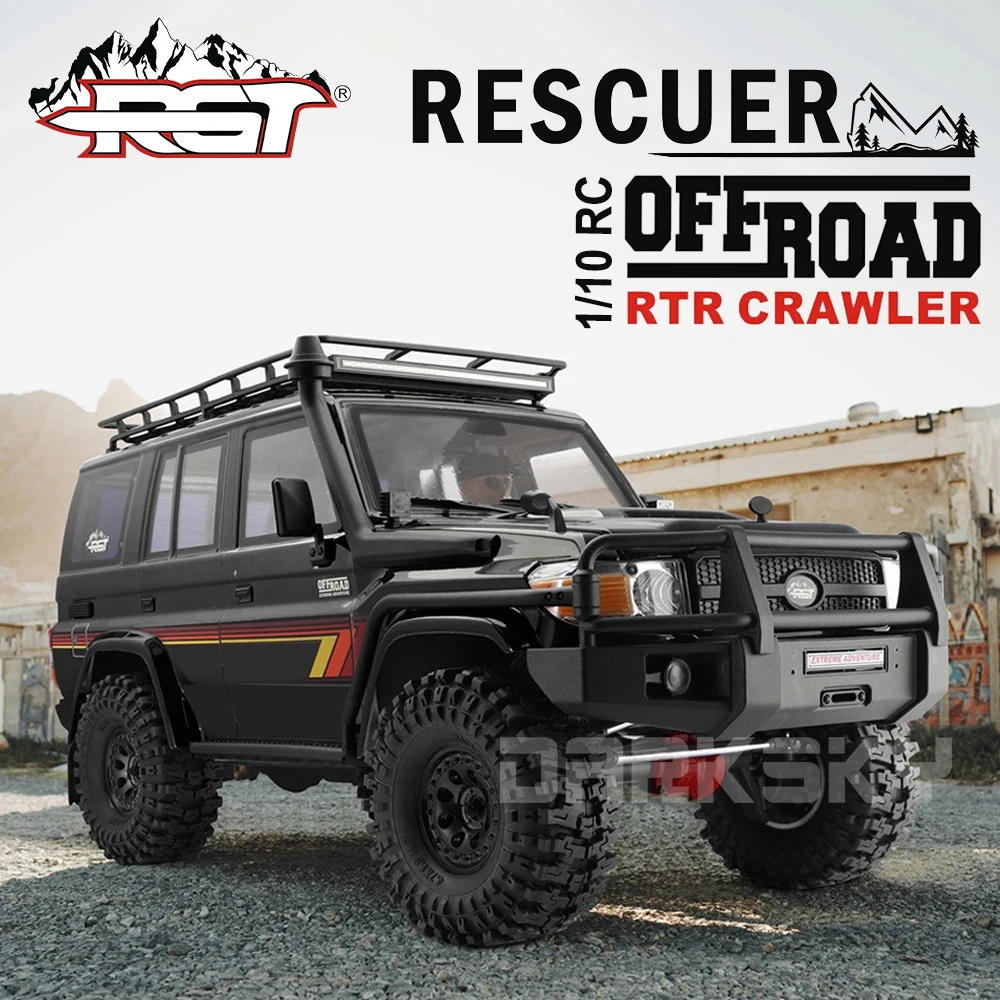 RGT EX86190 RC الزاحف 4WD RTR محاكاة LC76 1/10 الكهربائية التحكم عن بعد نموذج سيارة الكبار ألعاب أطفال #1