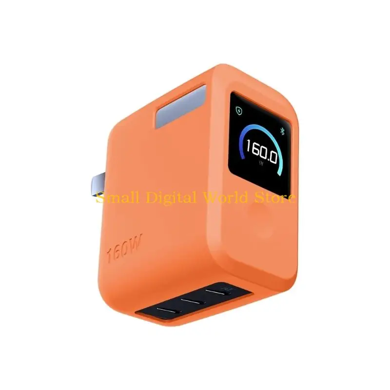 77UB High Performances Silicone Cover for 160W Charging Adapter Case Full Protections Shell Durability and Easy Mainte