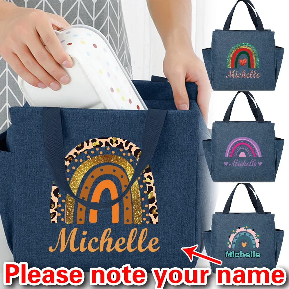 

Personalized Customized Waterproof Aluminum Foil Picnic Office Students Portable Insulated Camping Lunch Bag