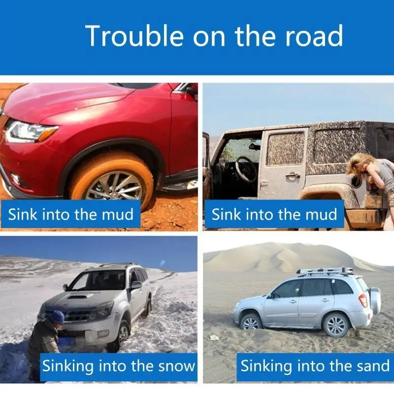 

Внедорожные шины, противоскользящие блоки для автомобильных колес для побега снега, песка, грязи, внедорожные колеса, цепи, 2