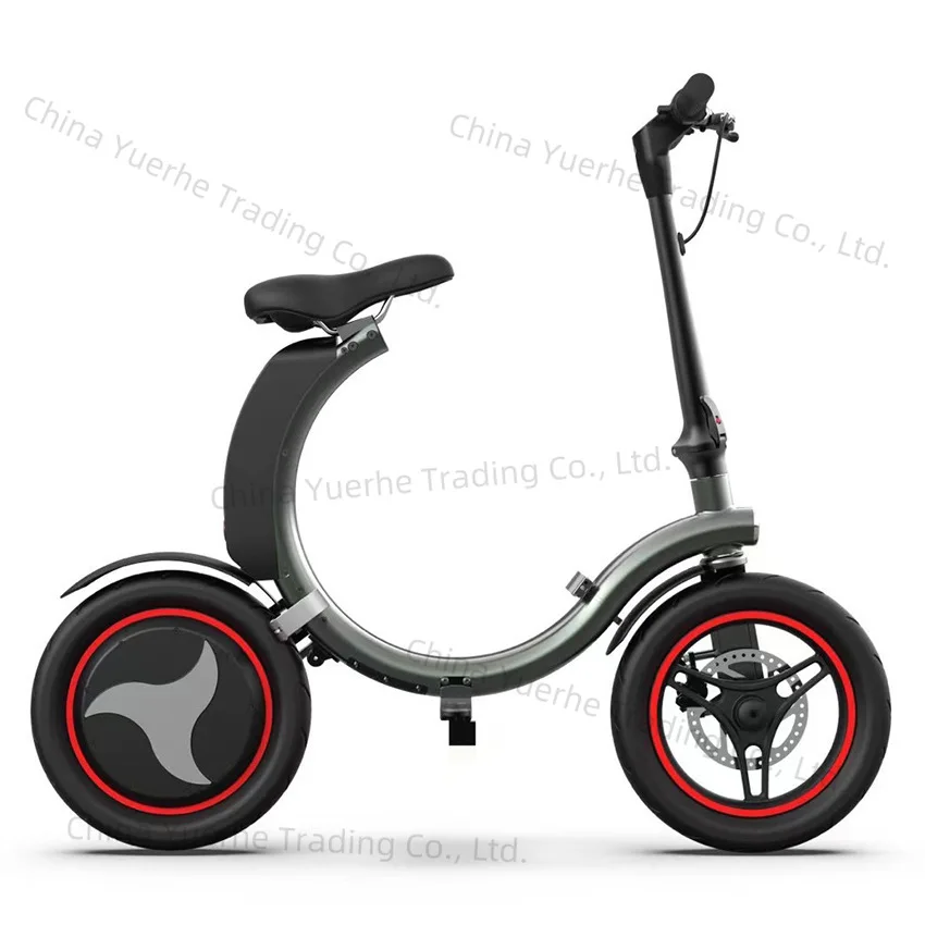 

Folding electric bicycle small ultra-light and portablemen's andwomen's transportation lithium batteries help drive battery cars