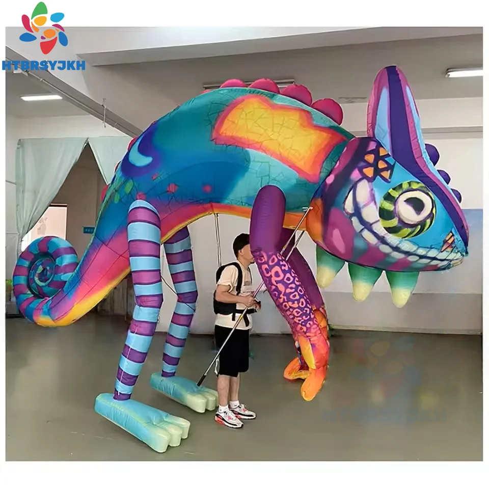 

Giant inflatable seahorse/mosquito/penguin/chameleon, outdoor parade performance, advertising performance props, creative models