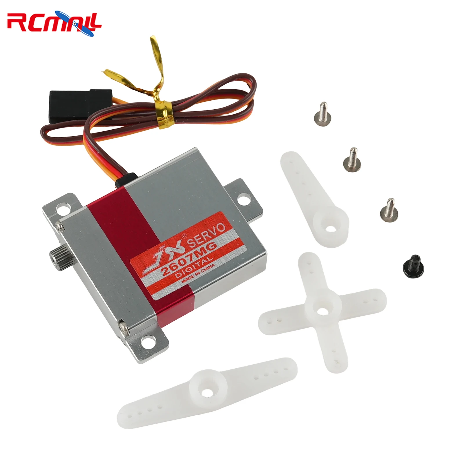 

JX Servo PDI-2607MG 7.2KG All-Metal Thin Servo Metal Gear Digital Servo for RC Helicopters Gliders Fixed-Wing Aircraft