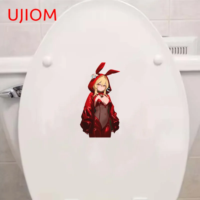UJIOM Lumine Rabbit Ears Genshin Impact Wall Sticker Enchanting Seductive Waterproof Adhesive Decal Suitable For Veneer Decor