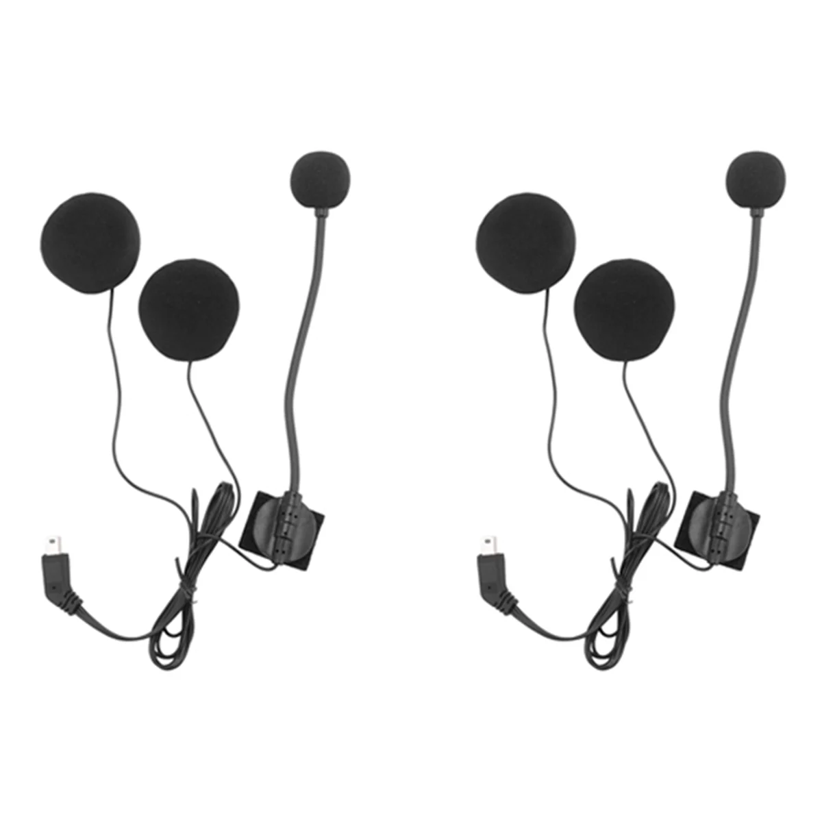 Motorcycle Helmet Bluetooth Headset Microphone Speaker Headset Accessories for Half-Helmet