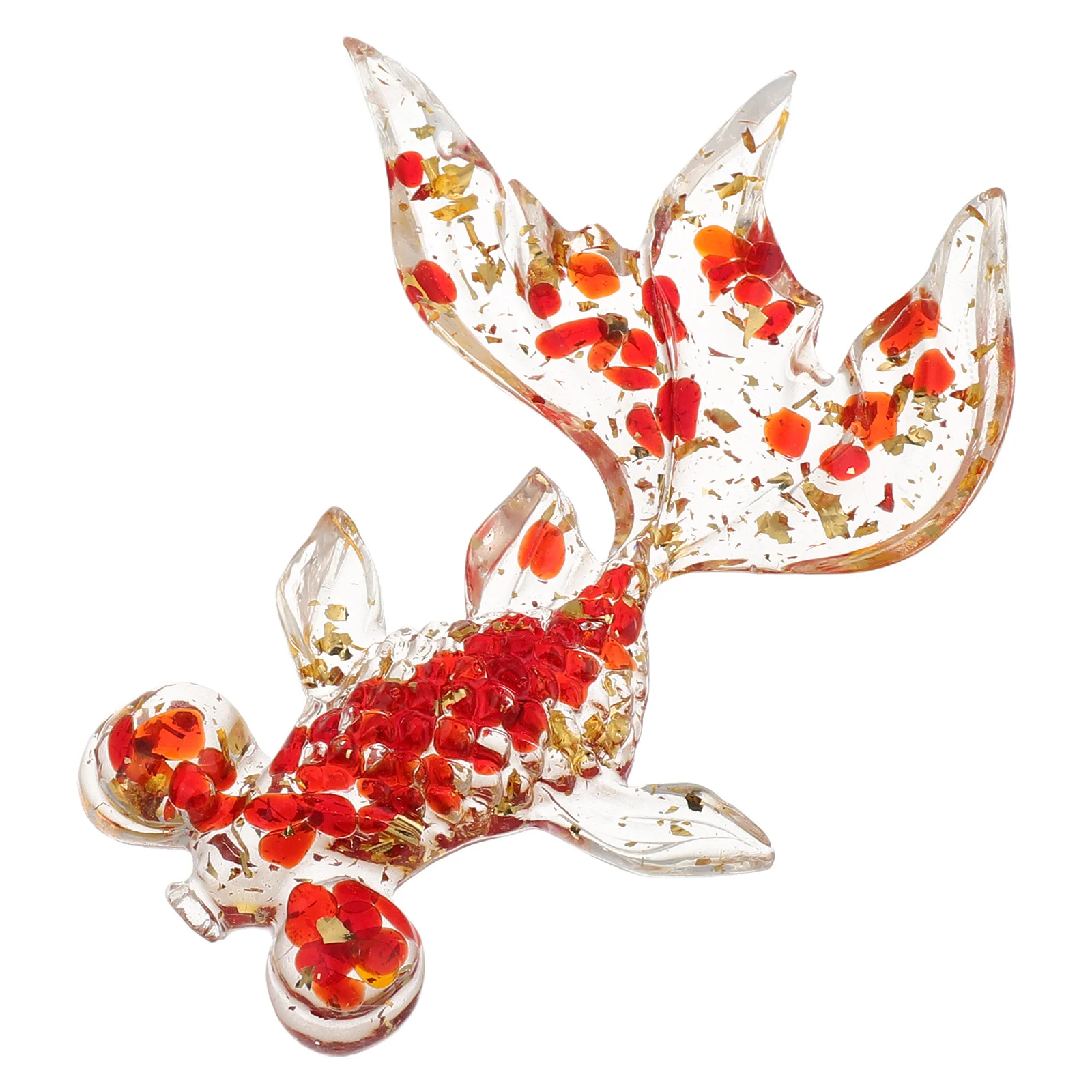

Handmade Crystal Fish Koi Desktop Ornament Natural Stone Decoration Aquarium Accessories Feng Shui Lucky Symbol Gift