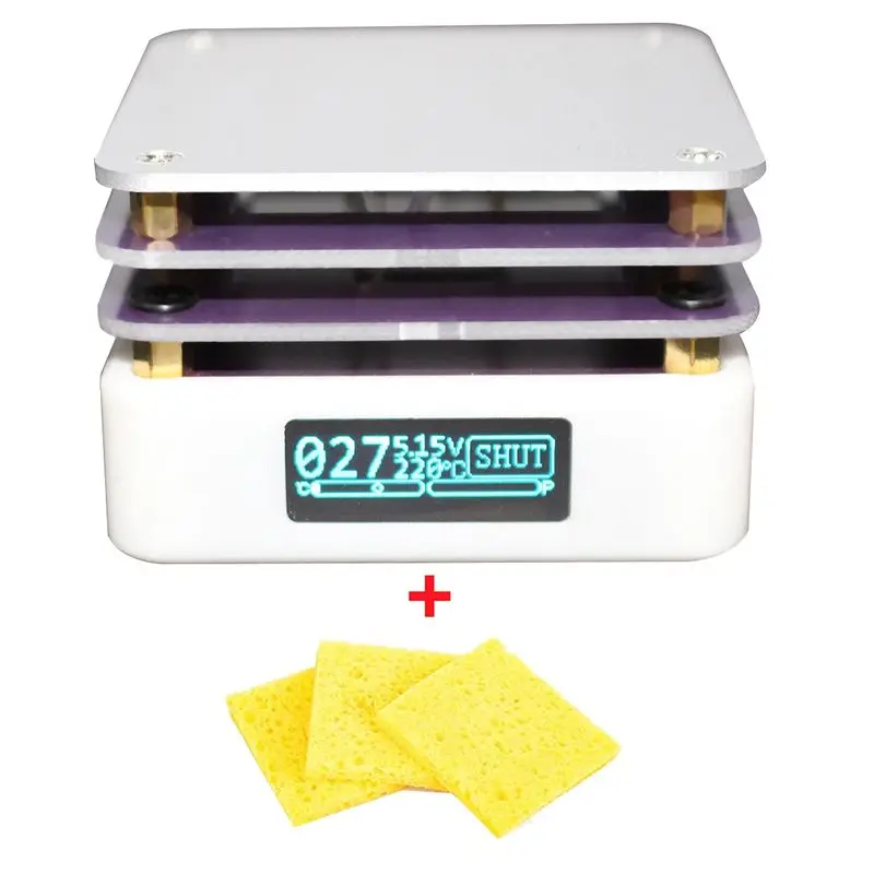 

A02M-PD 65W Mini Hot Plate Preheater LED Display PCB Board Soldering Heating Plate Preheating Platform Repair Tools