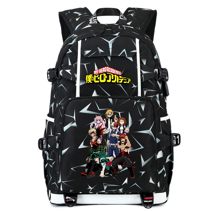 My Hero Academia anime print student school bag casual large capacity backpack youth travel bag back to school gift