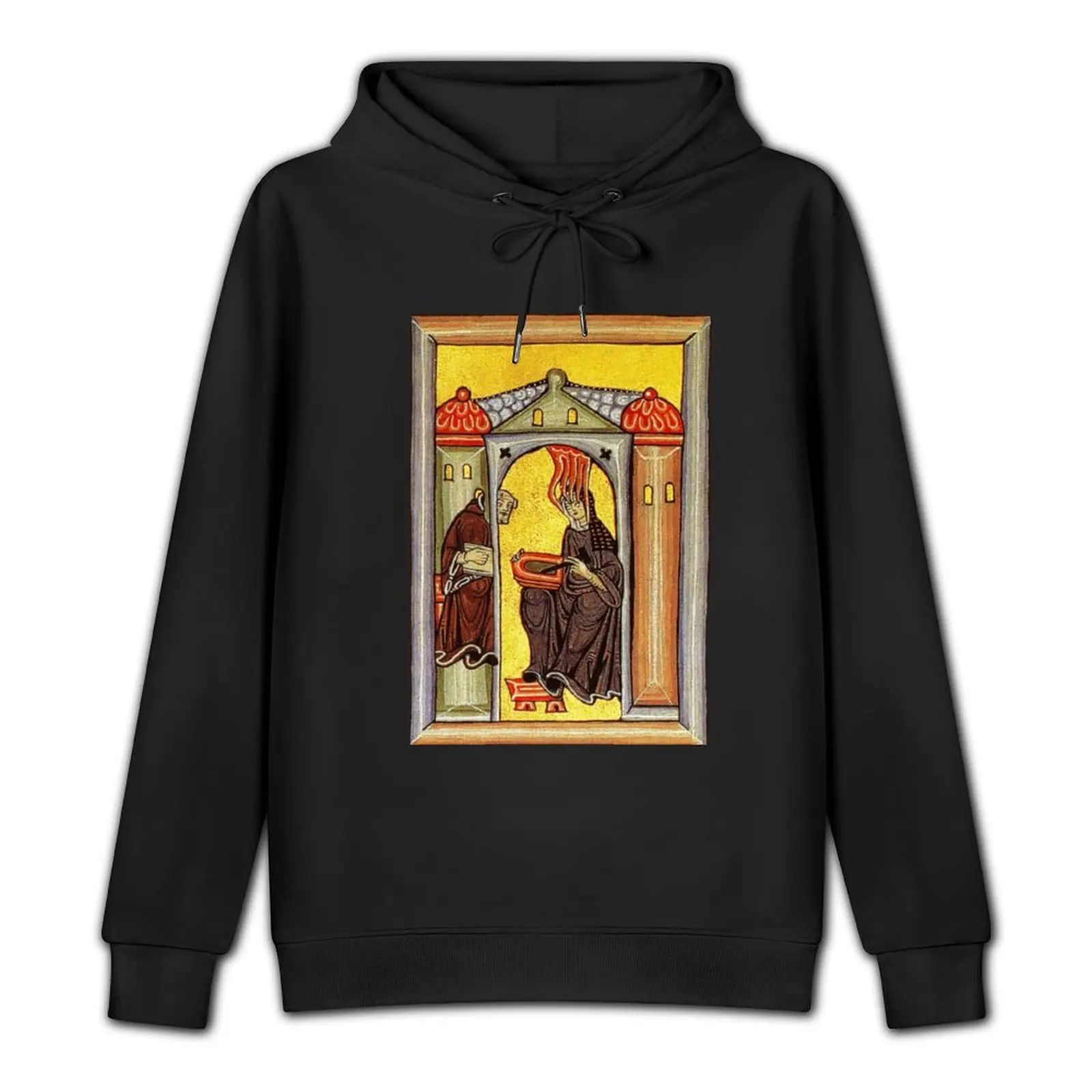 Illumination from the Liber Scivias (Hildegard von Bingen) Pullover Hoodie men's clothes korean style clothes tracksuit