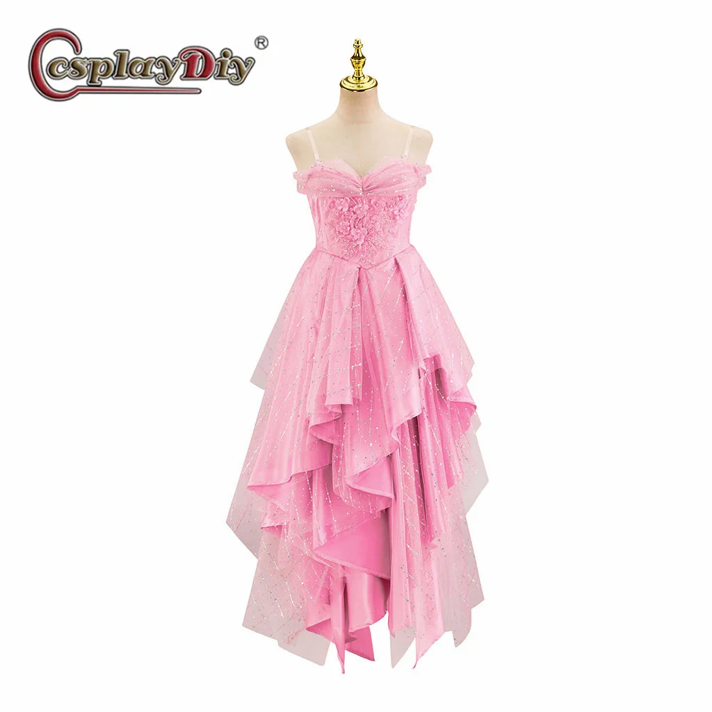 Movie Wicked Cosplay Glinda Dress Girl Suspender Princess Dress Stage Performance Costume Party Suit Women Halloween Costume