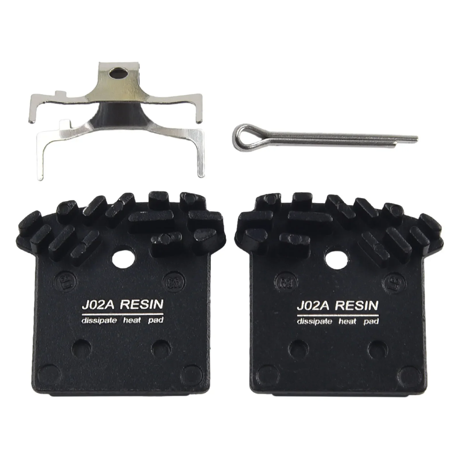 

1 Pair Mountain Bike J02A J03A Disc Brake Pads Resin Cooling Fin Ice Tech For-Shimano M9000 M9020 M987 M985 Bicycle Parts