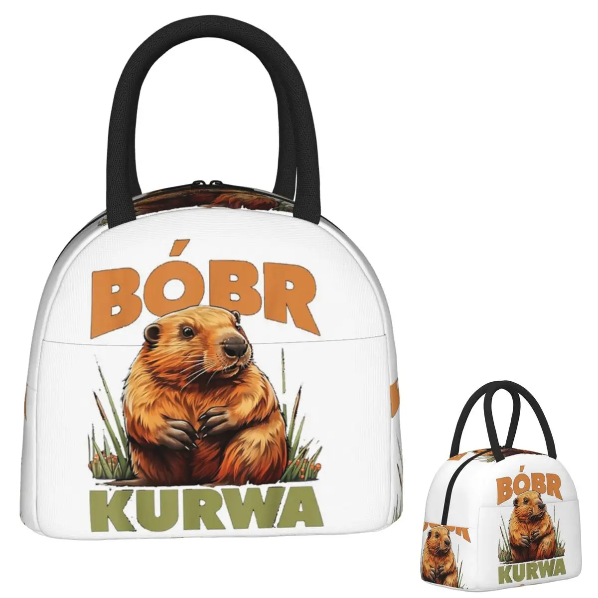 

Сумки для обеда Bober Bbr Beaver, изолированная коробка для бенто, водонепроницаемая сумка для обеда, многоразовые сумки для пикника, сумка-холодильник для женщин и детей, работа
