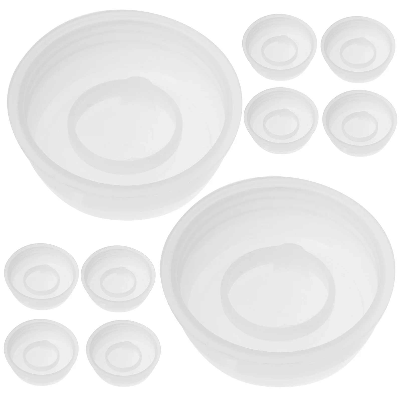 Tapones de tambor de tapa de cubo de plástico con tapas de anillo, sellado de tambores de galón de barril de aceite, 20 piezas