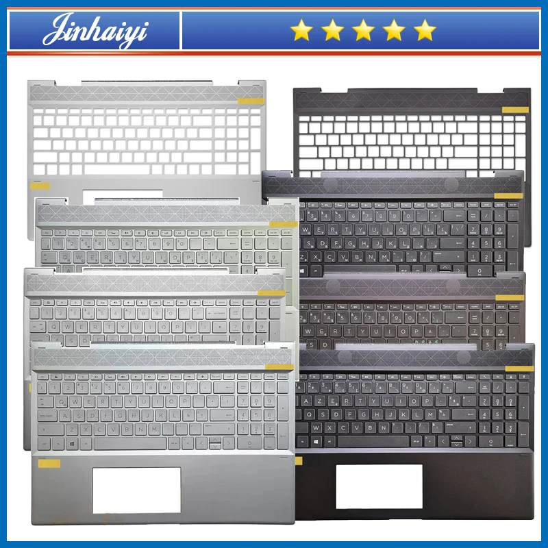 Laptop upper cover for HP ENVY 15 X360 15-CN 15M-CN CP AG TPN-W134 palm rest keyboard frame case L23794-001 L32767-001