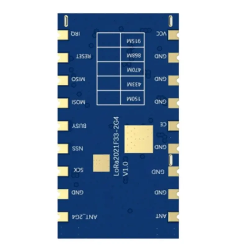 AA60 LoRa Module 2W High-Power LoRa2021F33-2G4 LR2021 Sub-GHz 150-470MHz SPI Wireless Module A