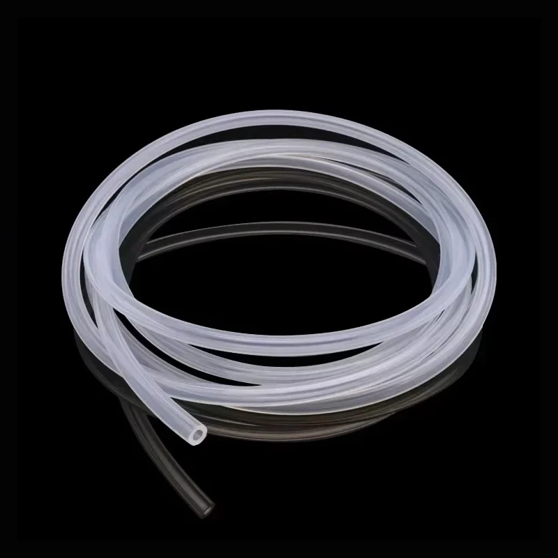 1 Meter Food Grade Transparent Silicone Rubber Hose ID 0.5 1 2 3 4 5 6 7 8 9 10 mm Flexible Nontoxic Silicone Tube Clear soft