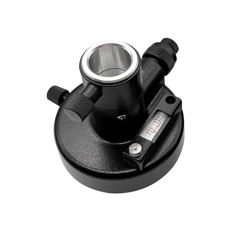 Imagem -02 - Três Mandíbula Tribrach Adaptador com Plummer Mecânica Opcional Regulares Longas Alavancas para Promotes Preto Amarelo Cinza