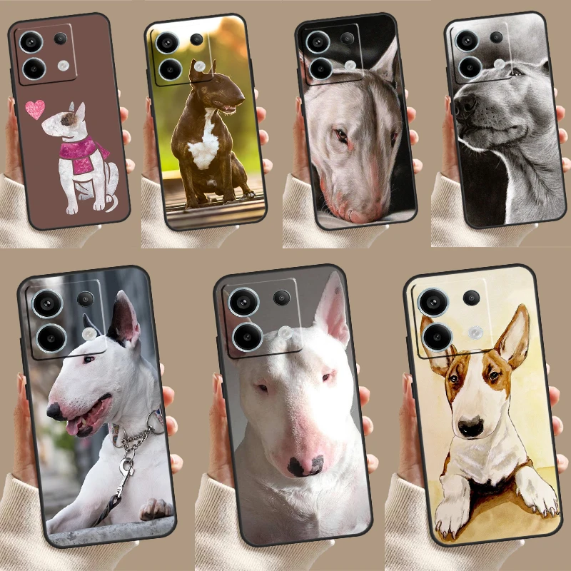 Bullterrier Bull Terrier Dog funda para Xiaomi Redmi Note 13 Pro 12 11 9 10 Pro 12S 11S 10S 9S Redmi 12 10C 12C 13C
