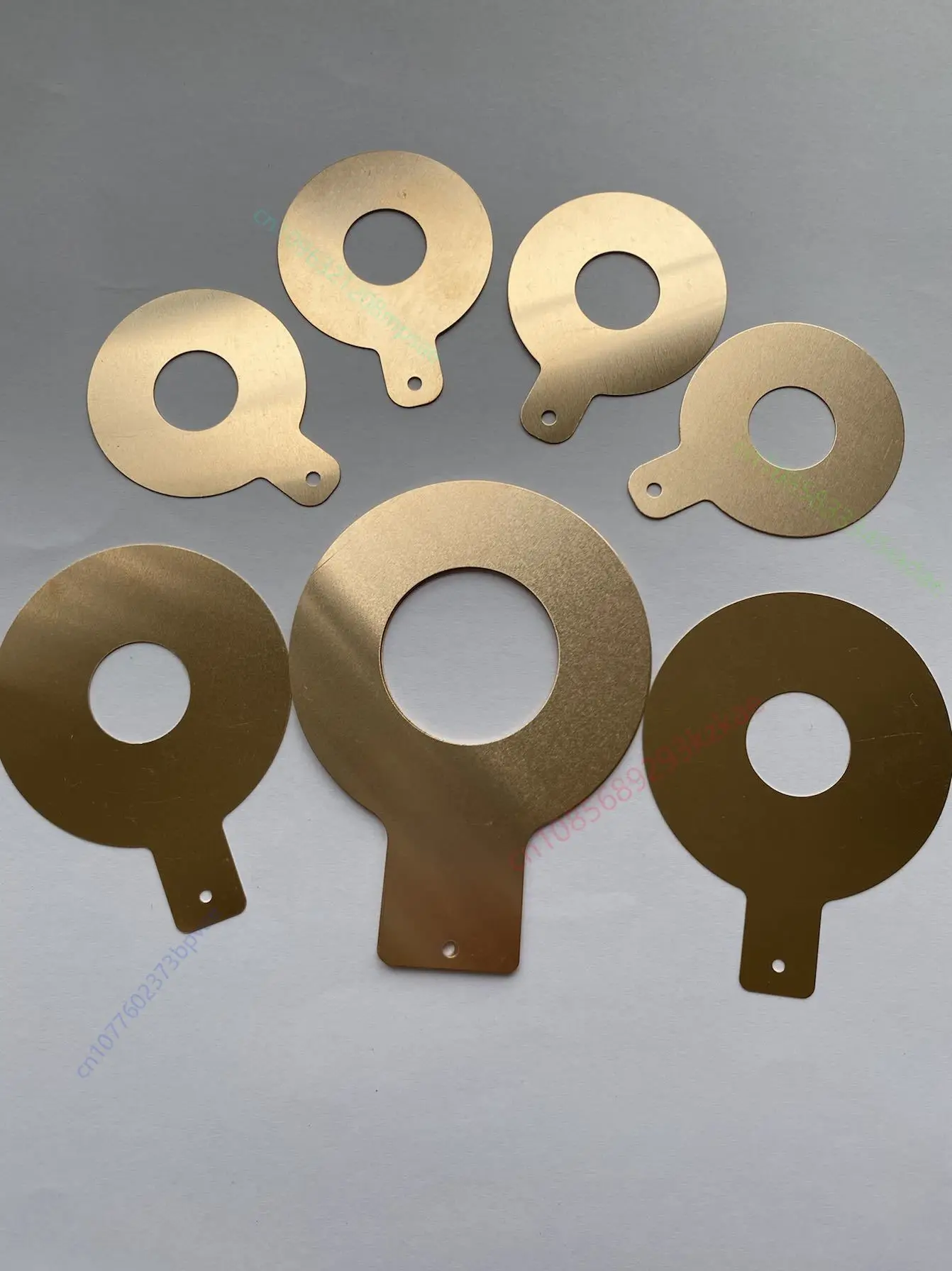 10pcs Transducer Copper Sheet Ultrasonic Mask Machine Generator Electrode Sheet Piezoelectric Ceramic Sheet