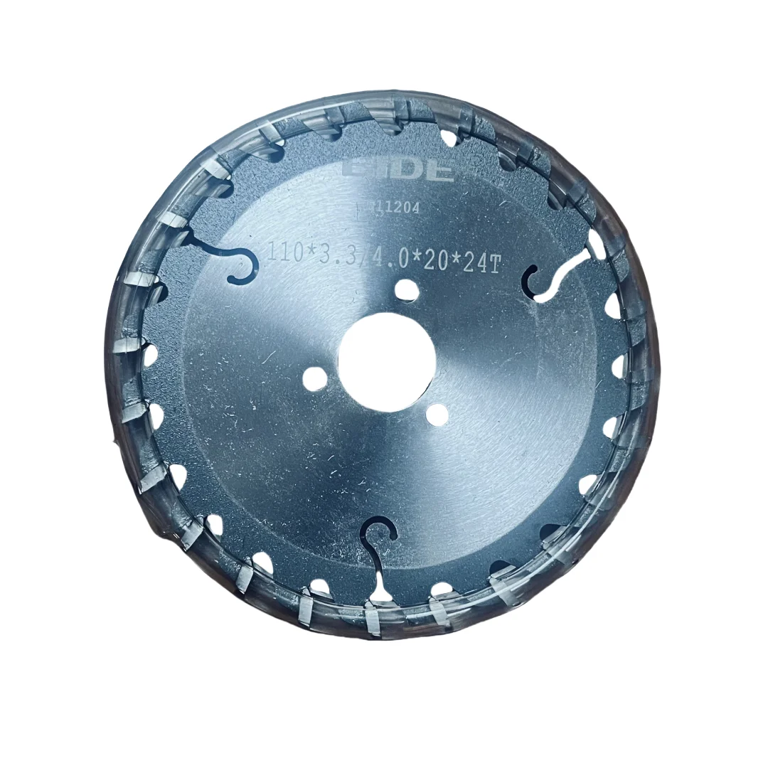 

Handheld Woodworking Saw Blade 110 Thickness 4.0/8.0 Slotted Special Machine for Wood Density Board Thickening