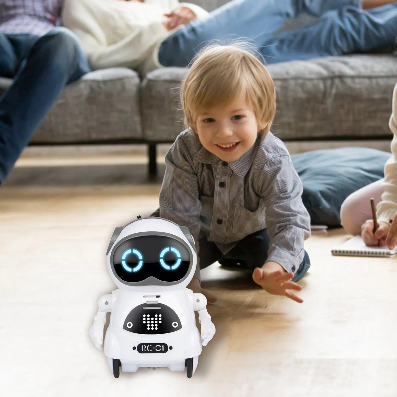 Mini inteligentny robot zabawka śmieszne śpiewające tańczące opowiadanie historii Mini robot zabawka dla dzieci zabawka edukacyjna Montessori