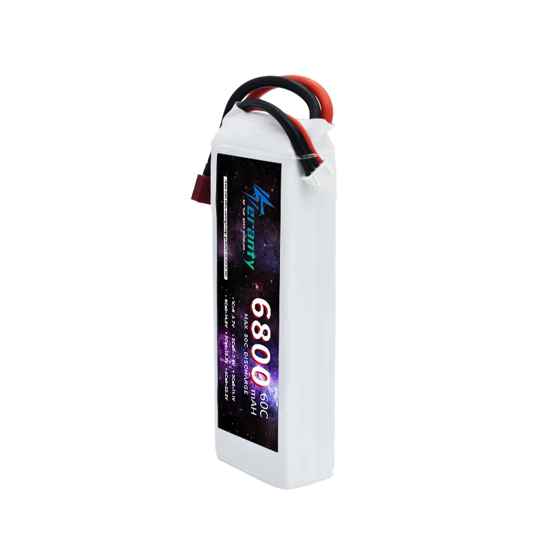 Bateria Lipo TERANTY 3S 11.1V 60C 1500/2200/2700/3000/3000/10400mAh o wysokim natężeniu rozładowania do samolotów RC, dronów, samochodów — zdjęcie produktu 5
