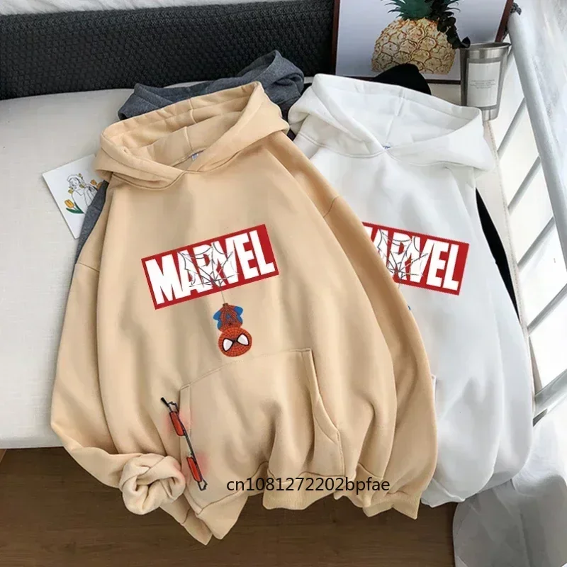 New Marvel Super Hero Spiderman Hooded  The Avengers Sweatshirt Hoodies Pullover ClothesHarajuku Men Women Autumn Winter Unisex