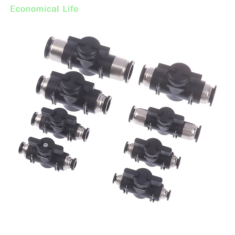 Pneumatic Fittings Quick Connector Air Hose Tube Connectors Plastic BUC 4mm 6mm 8mm 10mm 12mm 14mm 16mm Push Into Pluglug