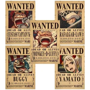 Tokoh Anime One Piece Gear 5 Luffy Dewa Matahari Nika Bounty Poster Buronan Anak Hukum Stiker Dekorasi Dinding Ruang Tamu Antik Mainan 8 penjualan terbaik akuma no mi one piece - №