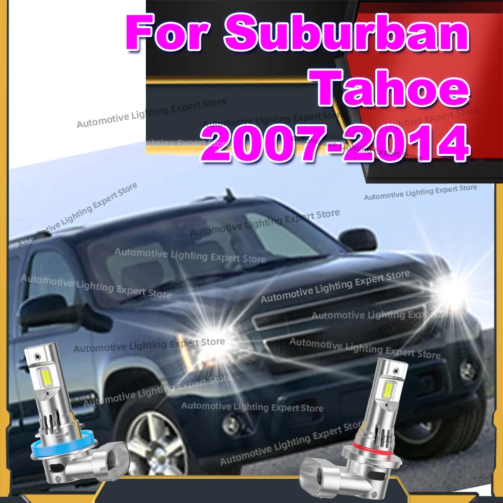 

2/4 шт. светодиодная лампа высокой мощности, автоматическая фара, лампа Canbus для Suburban Tahoe 2007 2008 2009 2010 2011 2012 2013 2014