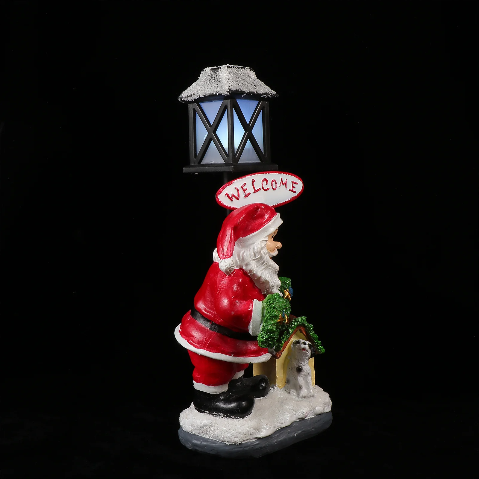 

Christmas Night Lamp Ornament Resin Xmas Desktop Decor Glowing Light Tabletop Adornment Holiday Atmosphere Christmas Adornment