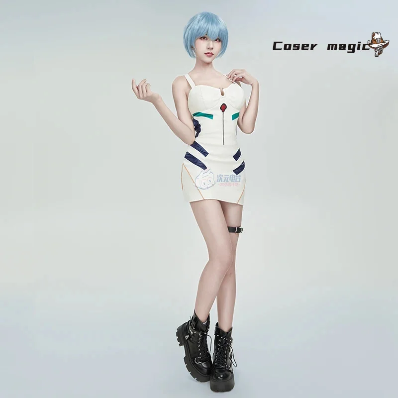 Anime EVA Ayanami Rei Cosplay Costume Uniform Halloween Carnival Party Christmas Play Role Clothes Clothing
