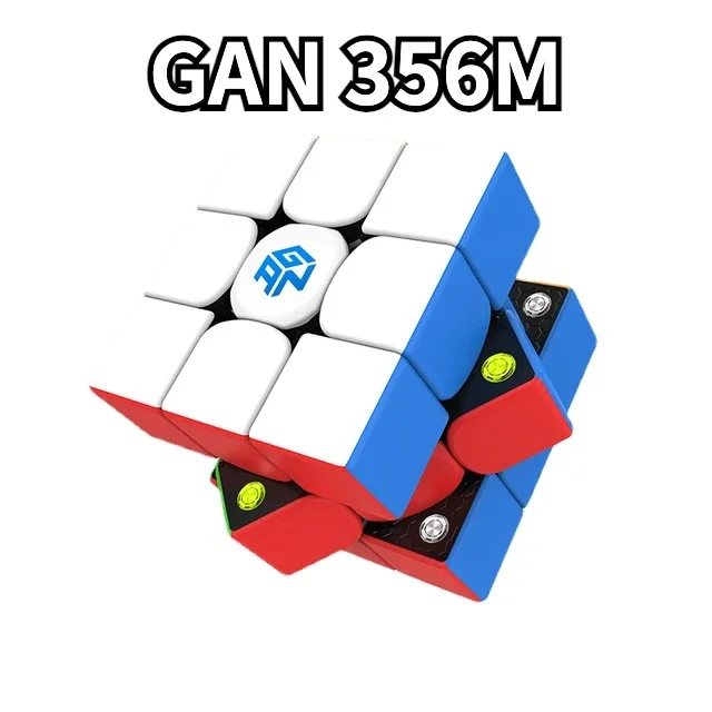 

[Picube] GAN356M 3x3x3 оригинальный магнитный магический куб профессиональный 3x3 Rubix Speed Puzzle GAN356M 3×3 GES Fidget детская игрушка