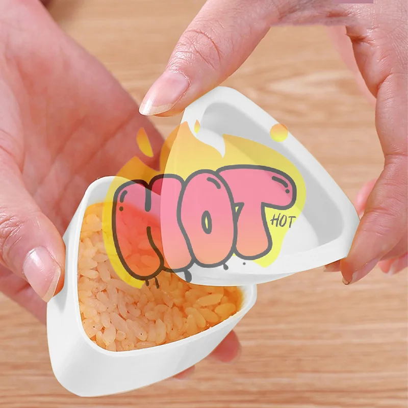 

Sushi Mold Sushi Maker Rice Ball Food Food Grade Press Triangular Sushi Maker Mold Bento Kitchen Gadget Sets