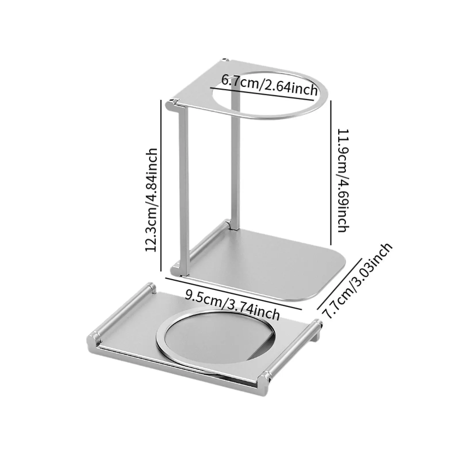 알루미늄 손 양조 브래킷 바용 작은 손으로 누르는 커피 머신 브래킷