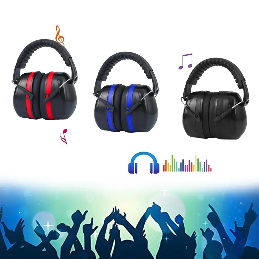 Anti-Noise Ear Protector, Ear Muff, Proteção Auditiva, Soundproof para Tiro Earmuffs, Fone de ouvido Ruído Redução, Segurança no Trabalho