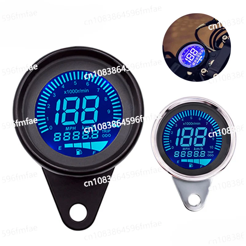 Motorcycle Instrument Modification Instrument Odometer Speed and Fuel Level Integrated LED LCD Display Instrument