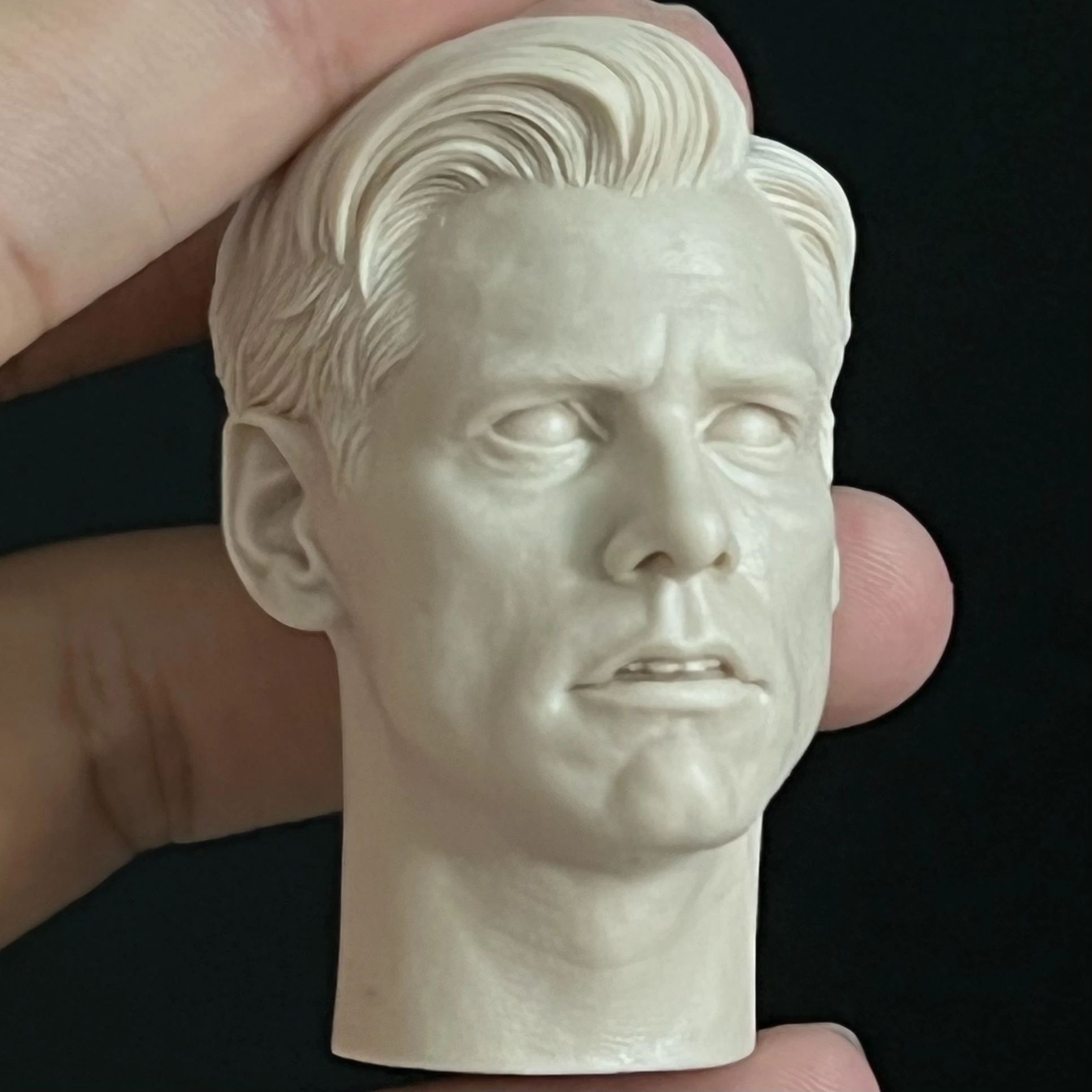 1:6 Cast Resin Figure Jigsaw Puzzle Kit Figure Head (Kim Carrey) Unpainted Sculpted Model (50mm)