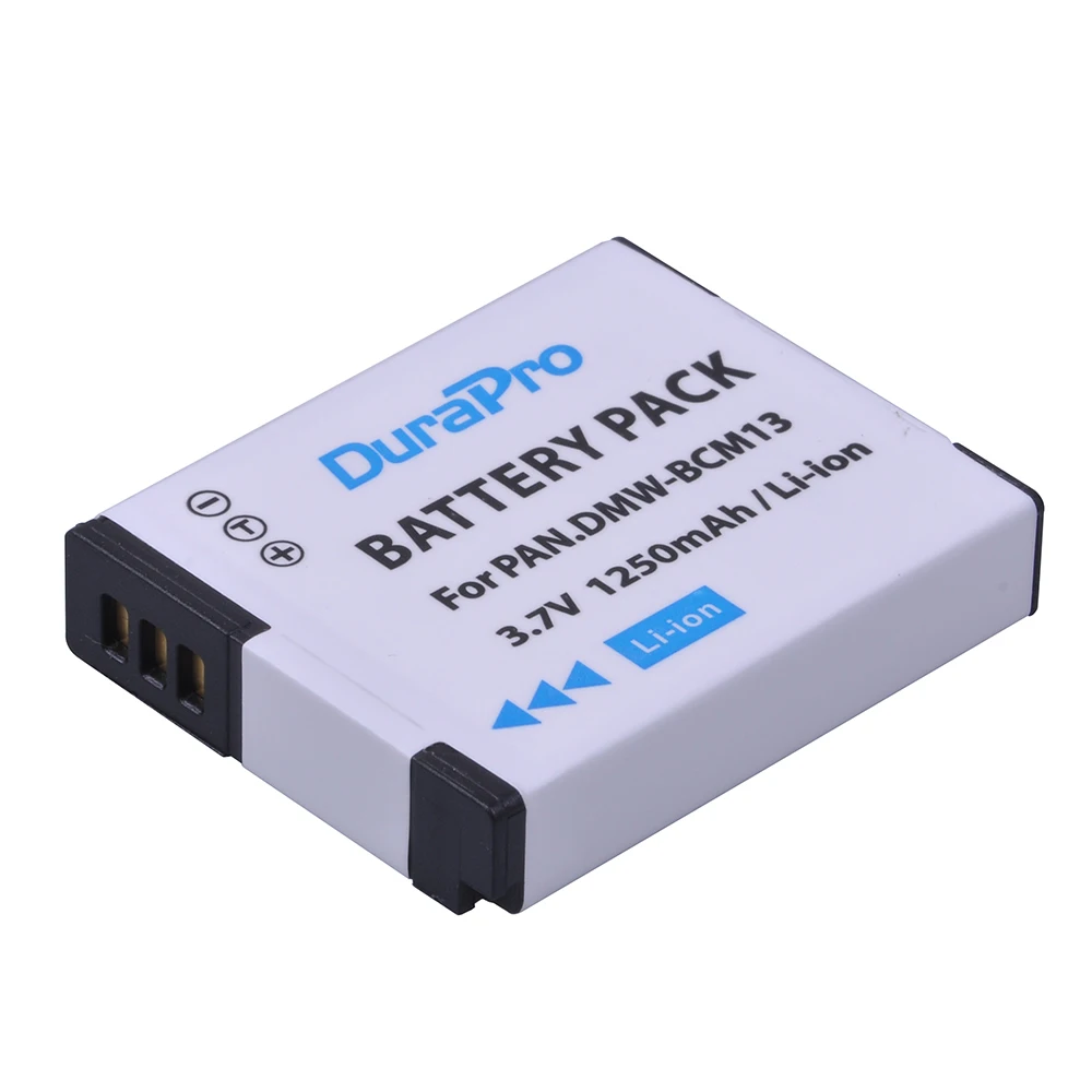 1250mAh DMW-BCM13 DMW-BCM13E Batterie für Panasonic Lumix DMC-TZ41 TZ70 DMC-FT5 DMC-TZ60 DMC-TS6 DMC-ZS27 DMC-ZS30 DMC-ZS35